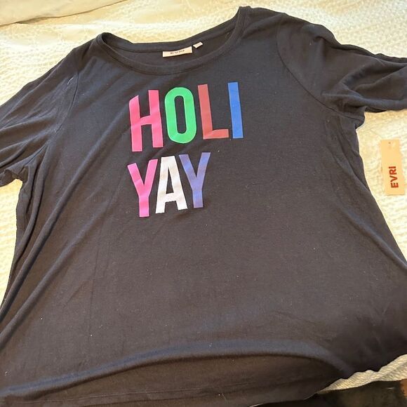 Holi-YAY Shirt NWT  - Picture 1 of 2